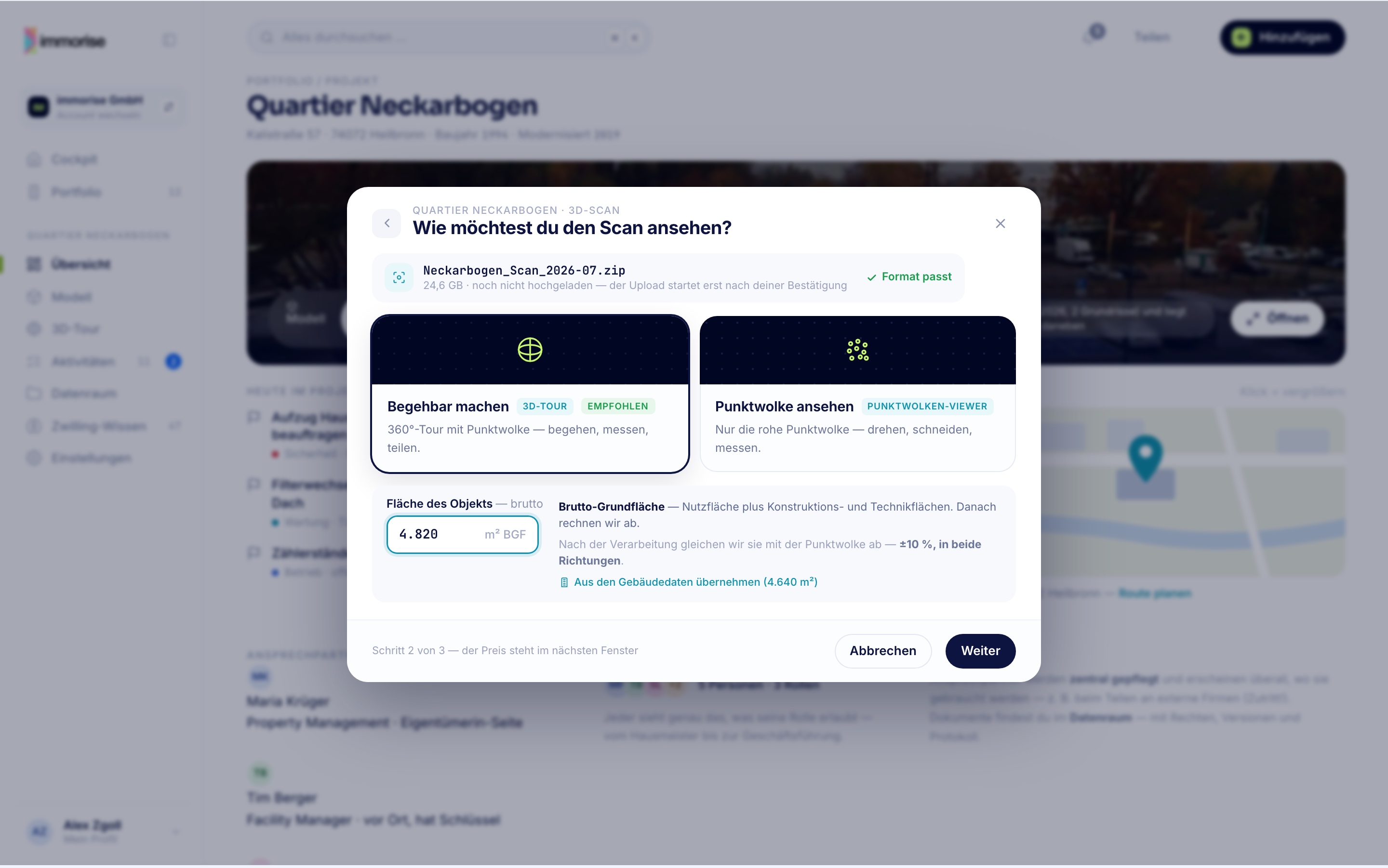 Add-Flow · Scan-Weiche