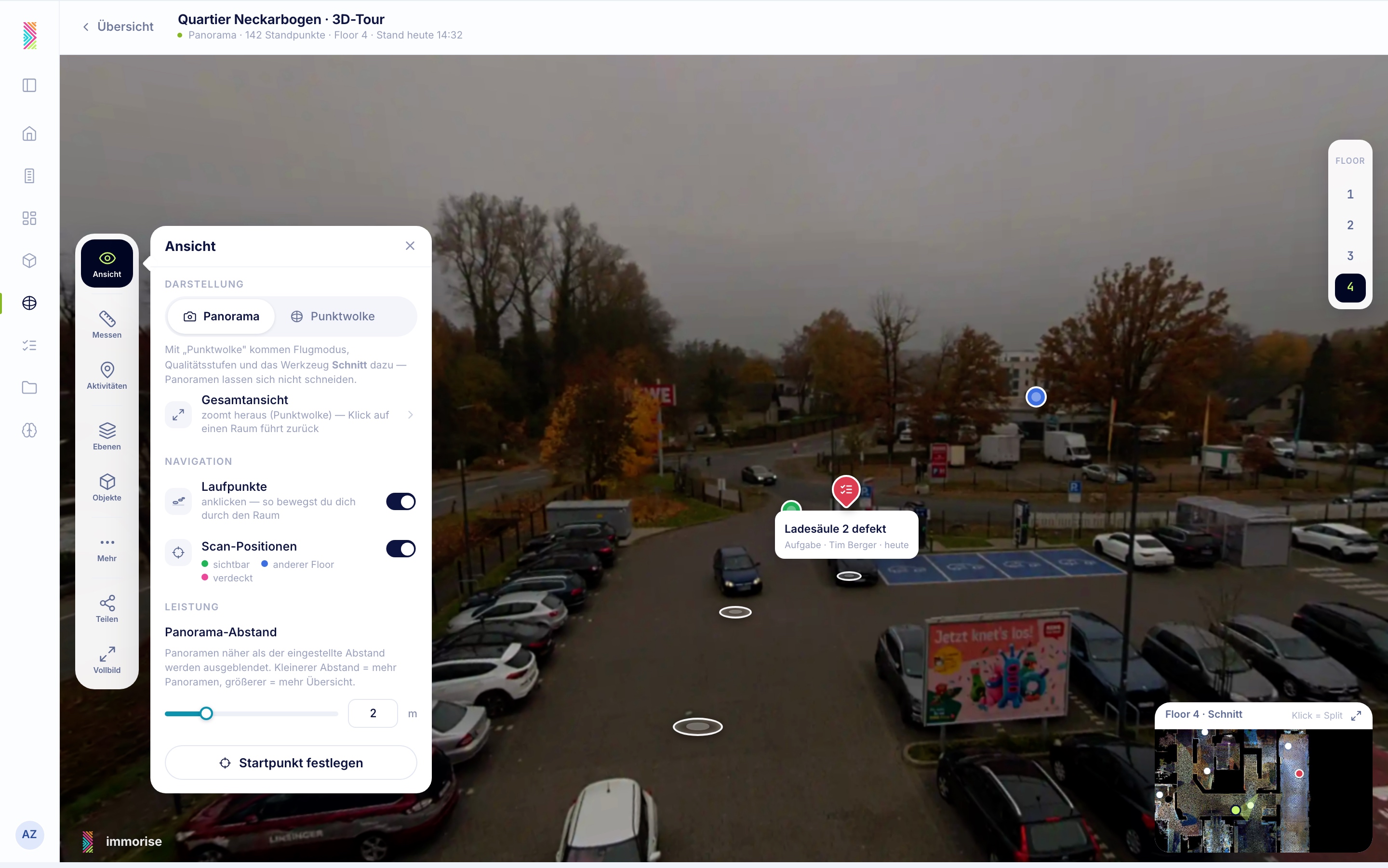 3D-Tour · Ansicht (Panorama)